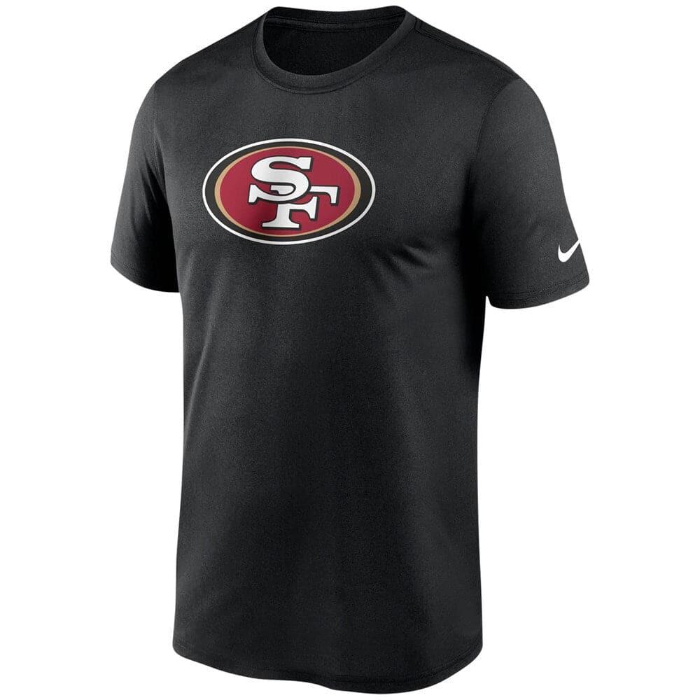 Nike T-Shirts San Francisco 49ers Nike NFL Logo Legend Performance T-Shirt - Black
