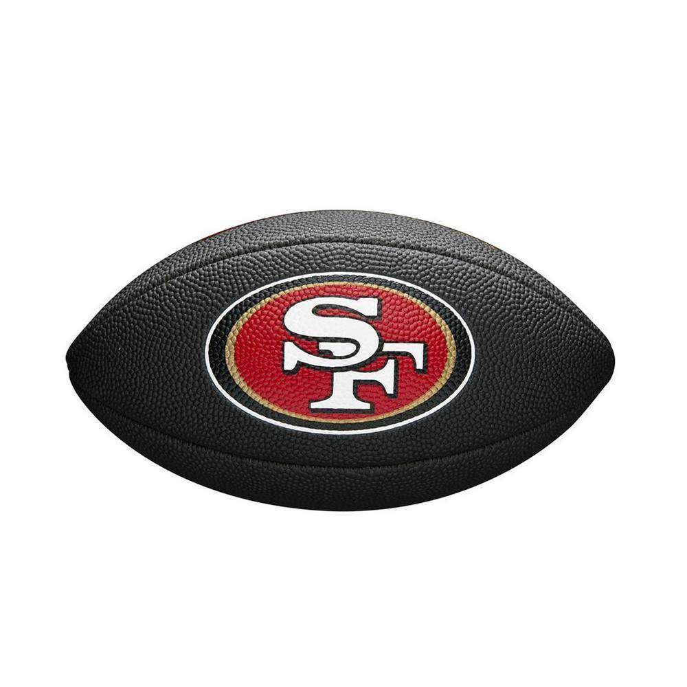 Wilson Sporting Goods Balls San Francisco 49ers Wilson NFL Mini Size Team Football - Black