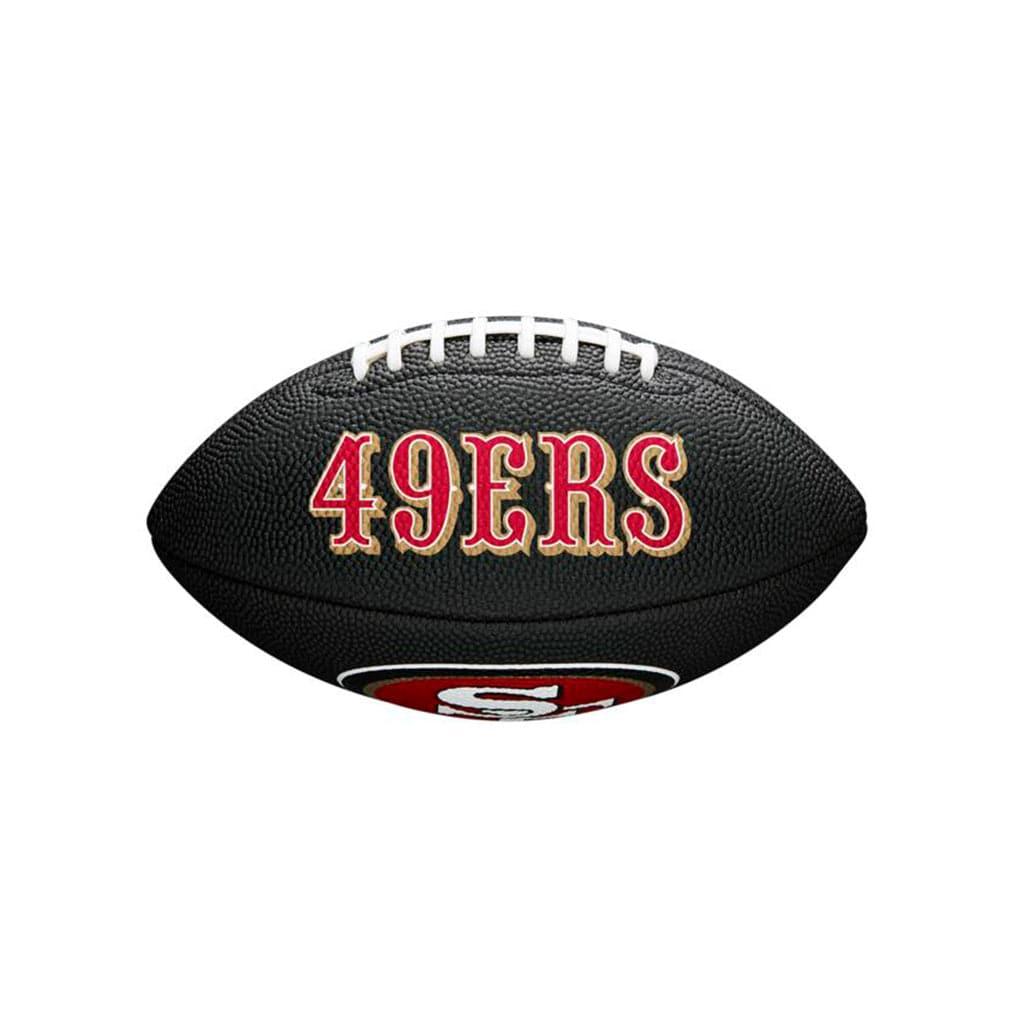Wilson Sporting Goods Balls San Francisco 49ers Wilson NFL Mini Size Team Football - Black