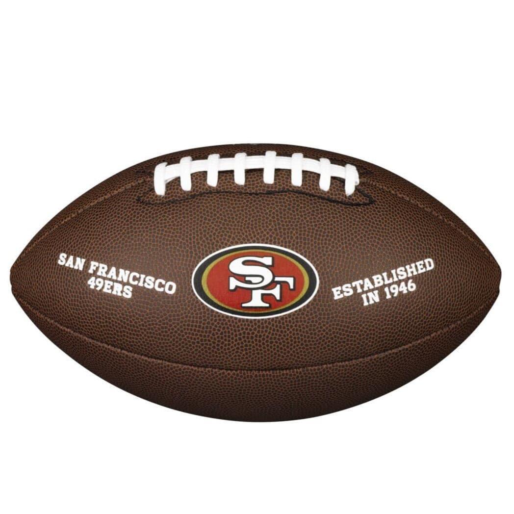 Wilson Sporting Goods Balls San Francisco 49ers Wilson NFL Team Full Size Football - Brown