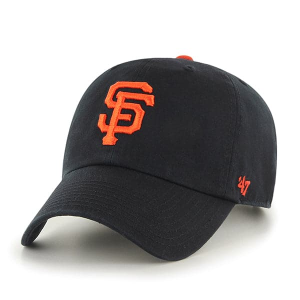 47 Brand Caps San Francisco Giants '47 MLB Team Clean Up Strapback Hat - Black