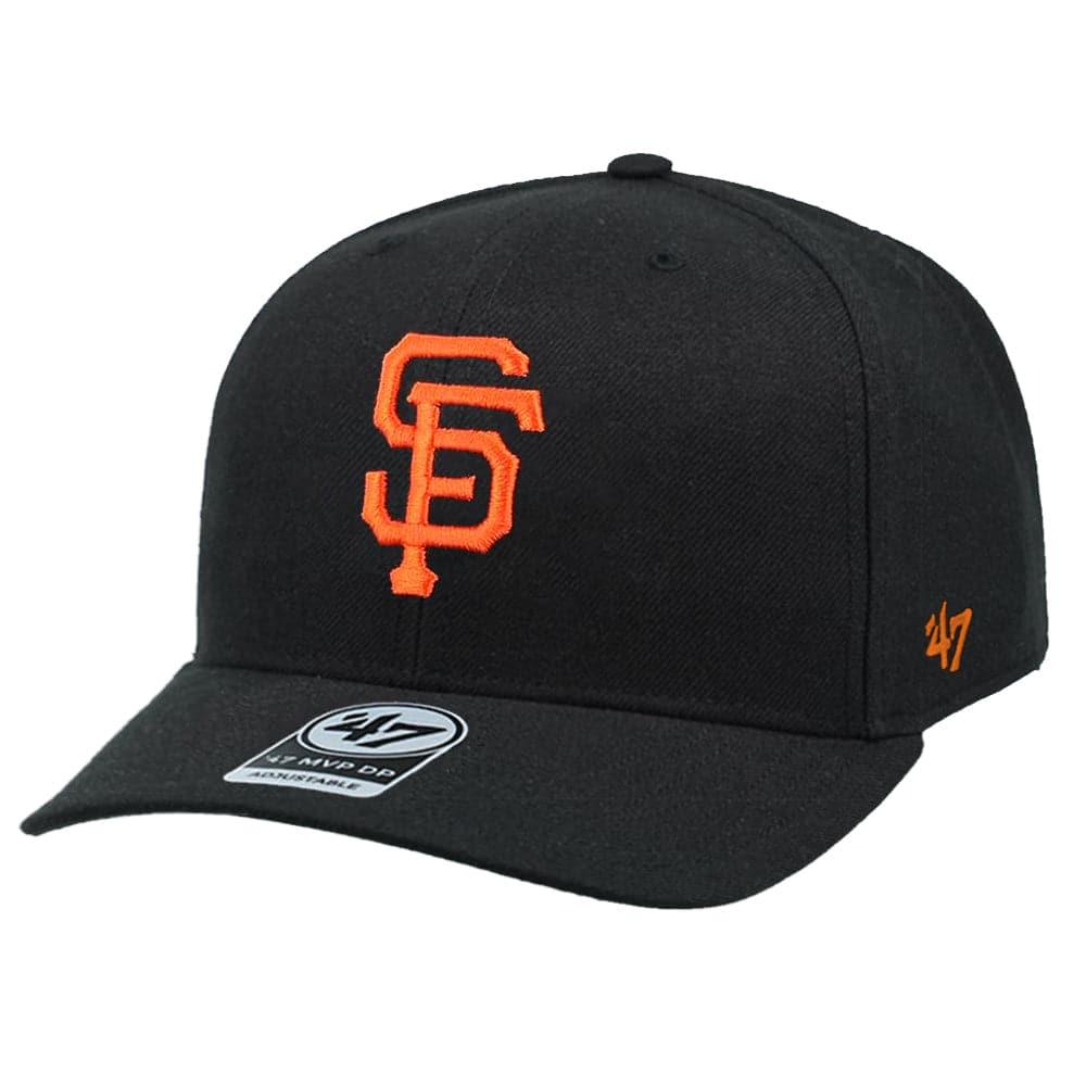 47 Brand Caps San Francisco Giants ‘47 MLB Team MVP DP Pre-Curved Snapback Hat - Black