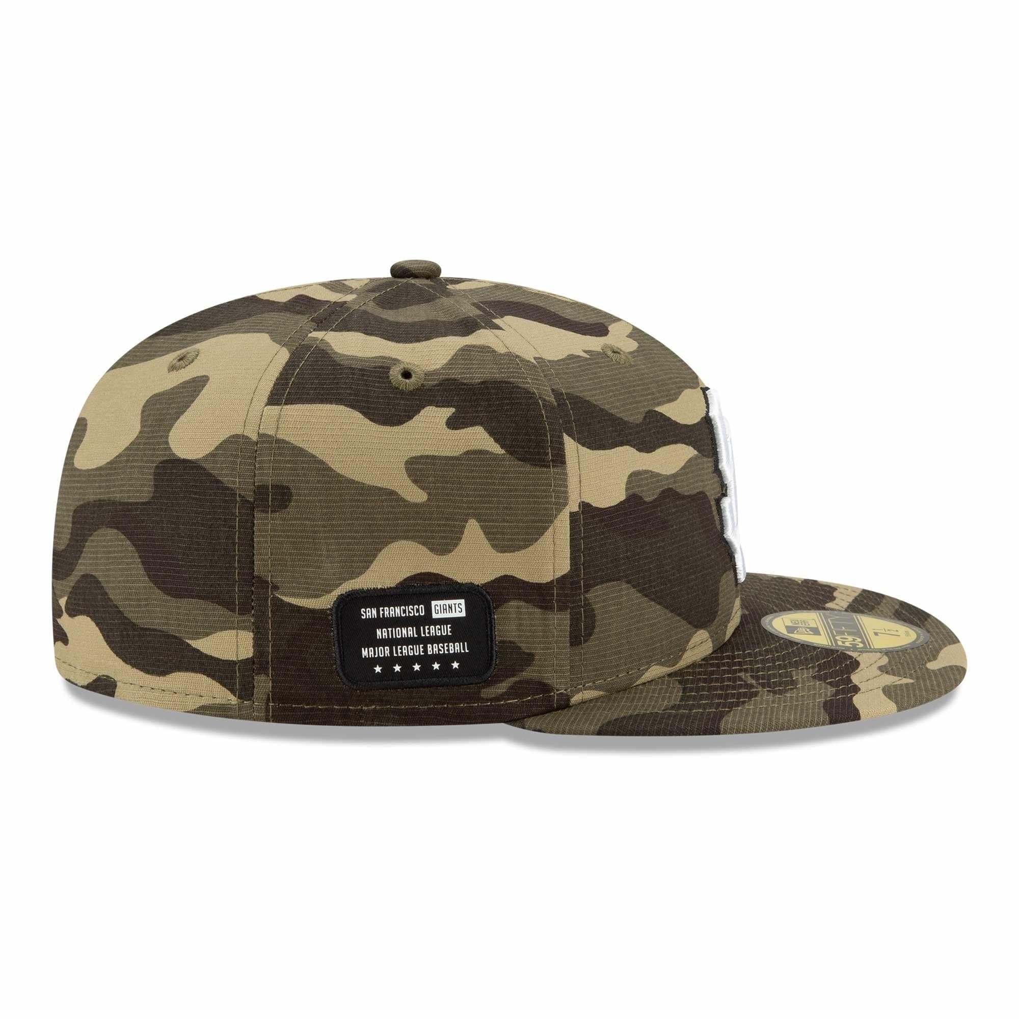 New Era Caps San Francisco Giants New Era MLB 2021 Armed Forces 59FIFTY Fitted Hat - Camo