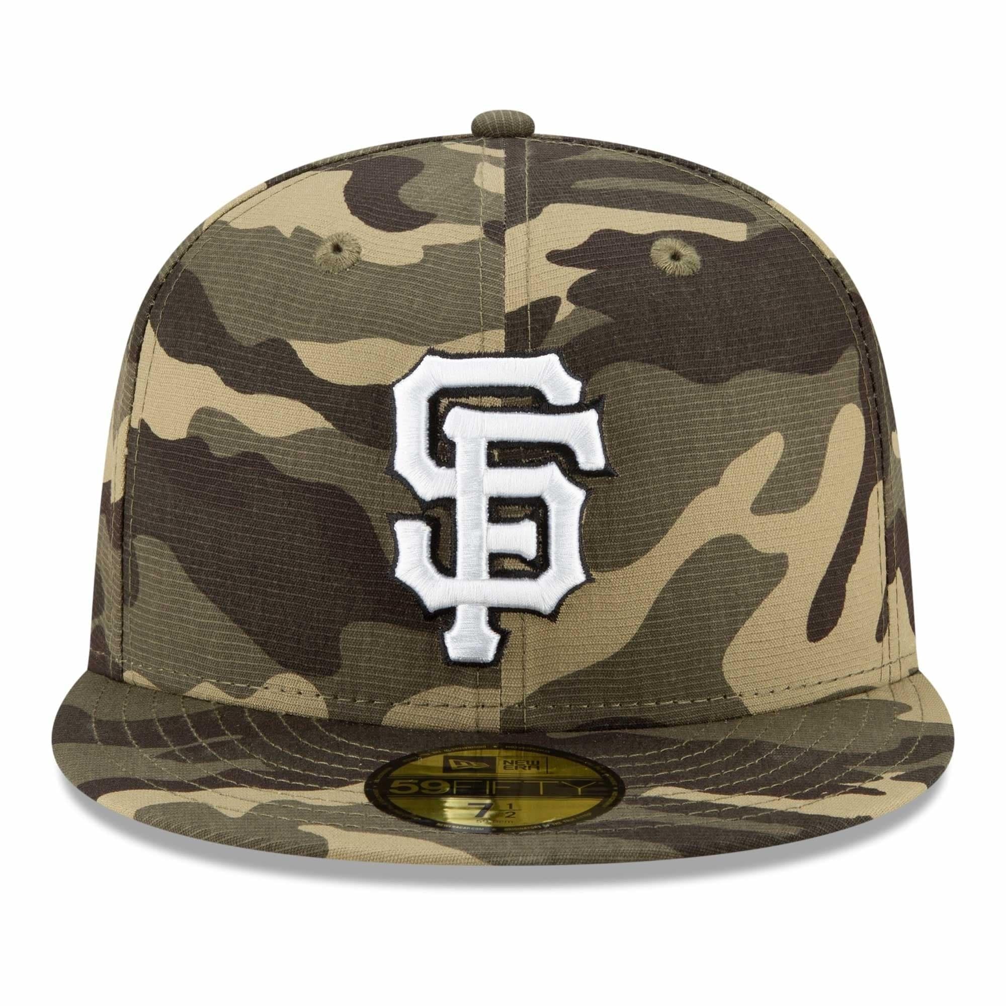 New Era Caps San Francisco Giants New Era MLB 2021 Armed Forces 59FIFTY Fitted Hat - Camo