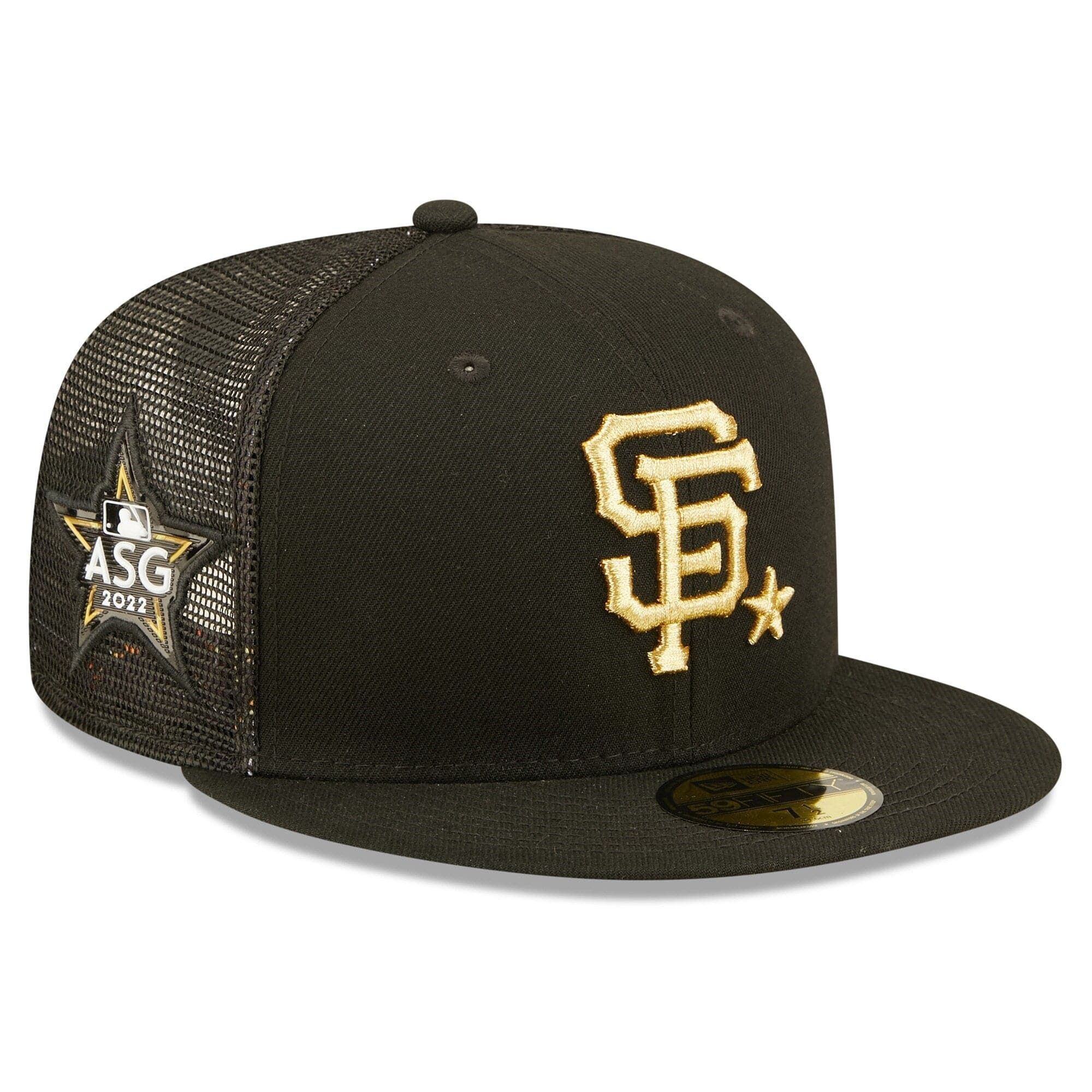 New Era Caps San Francisco Giants New Era MLB 2022 All-Star Game 59FIFTY Trucker Fitted Hat - Black