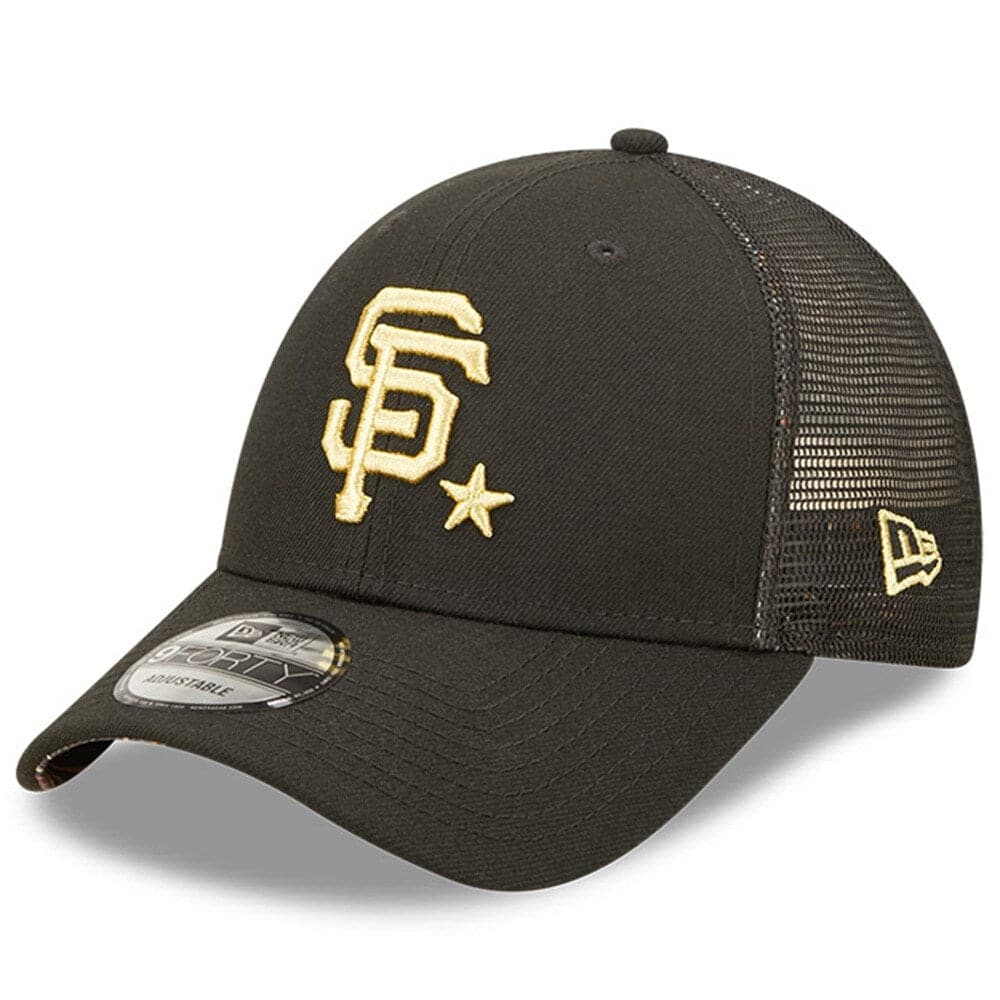 New Era Caps San Francisco Giants New Era MLB 2022 All-Star Game 9FORTY Trucker Snapback Hat - Black
