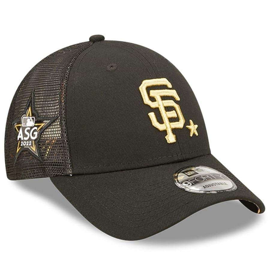 New Era Caps San Francisco Giants New Era MLB 2022 All-Star Game 9FORTY Trucker Snapback Hat - Black