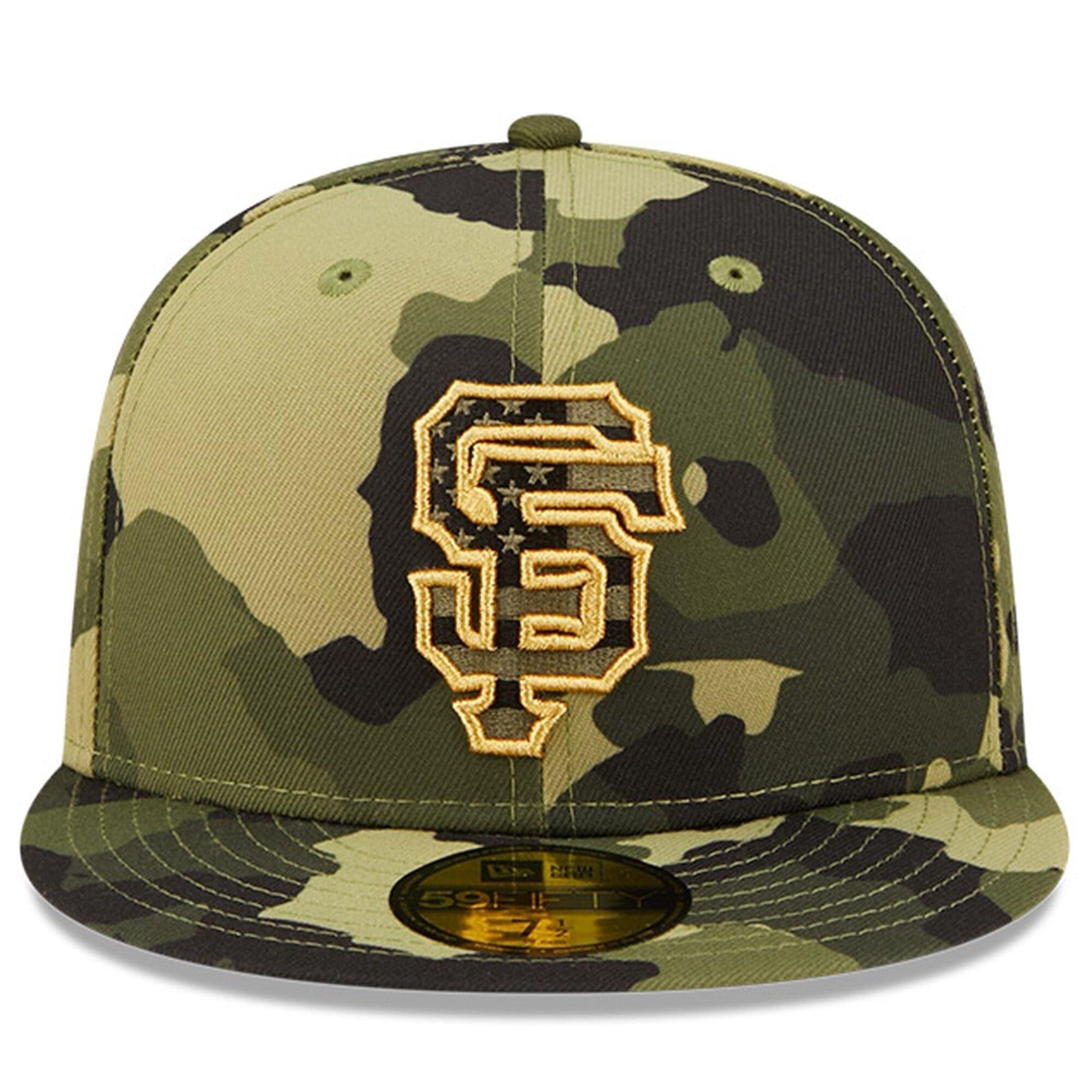 New Era Caps San Francisco Giants New Era MLB 2022 Armed Forces 59FIFTY Fitted Hat - Camo