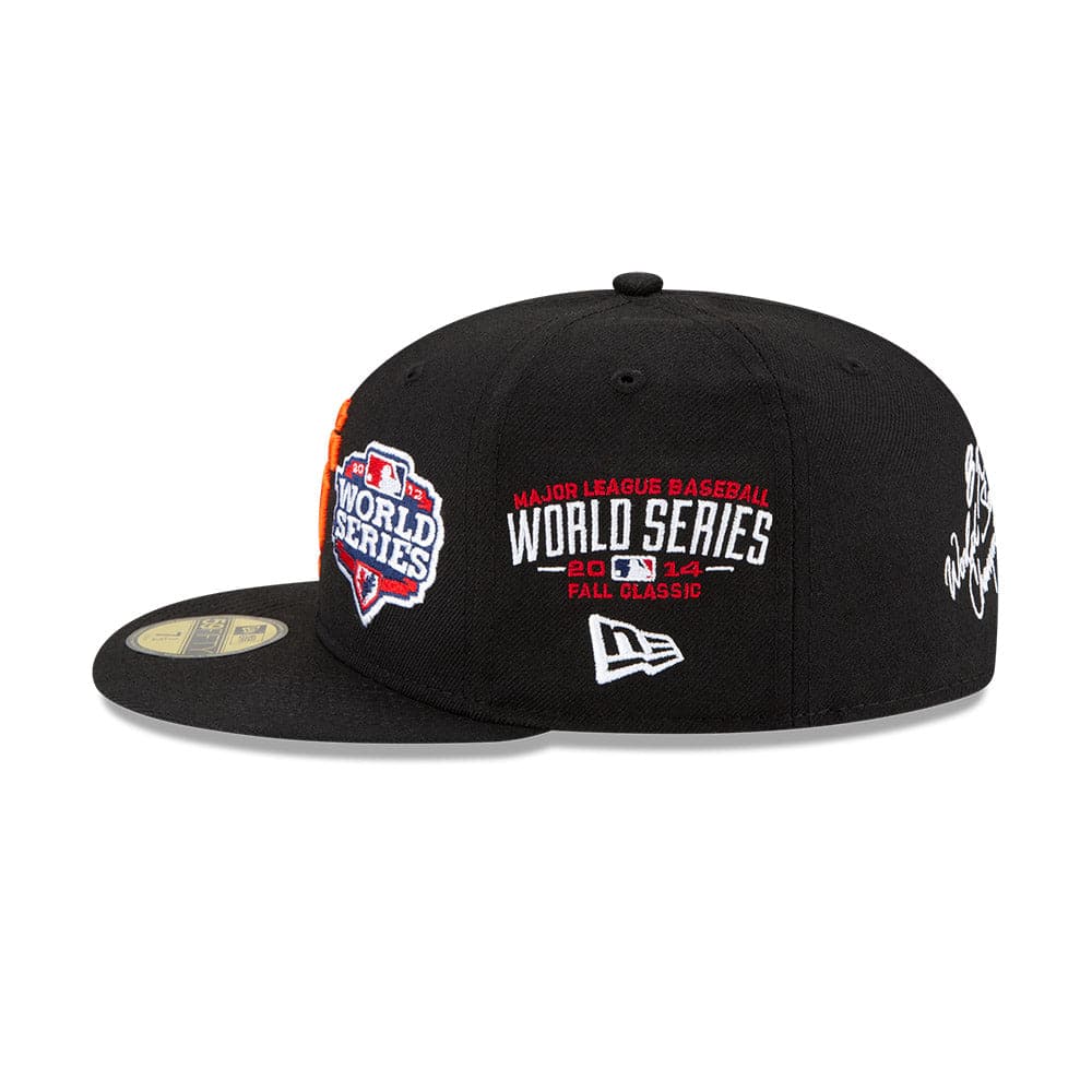 New Era Caps San Francisco Giants New Era MLB Champions Patch 59FIFTY Fitted Hat - Black
