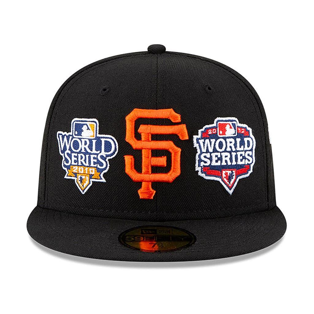 New Era Caps San Francisco Giants New Era MLB Champions Patch 59FIFTY Fitted Hat - Black