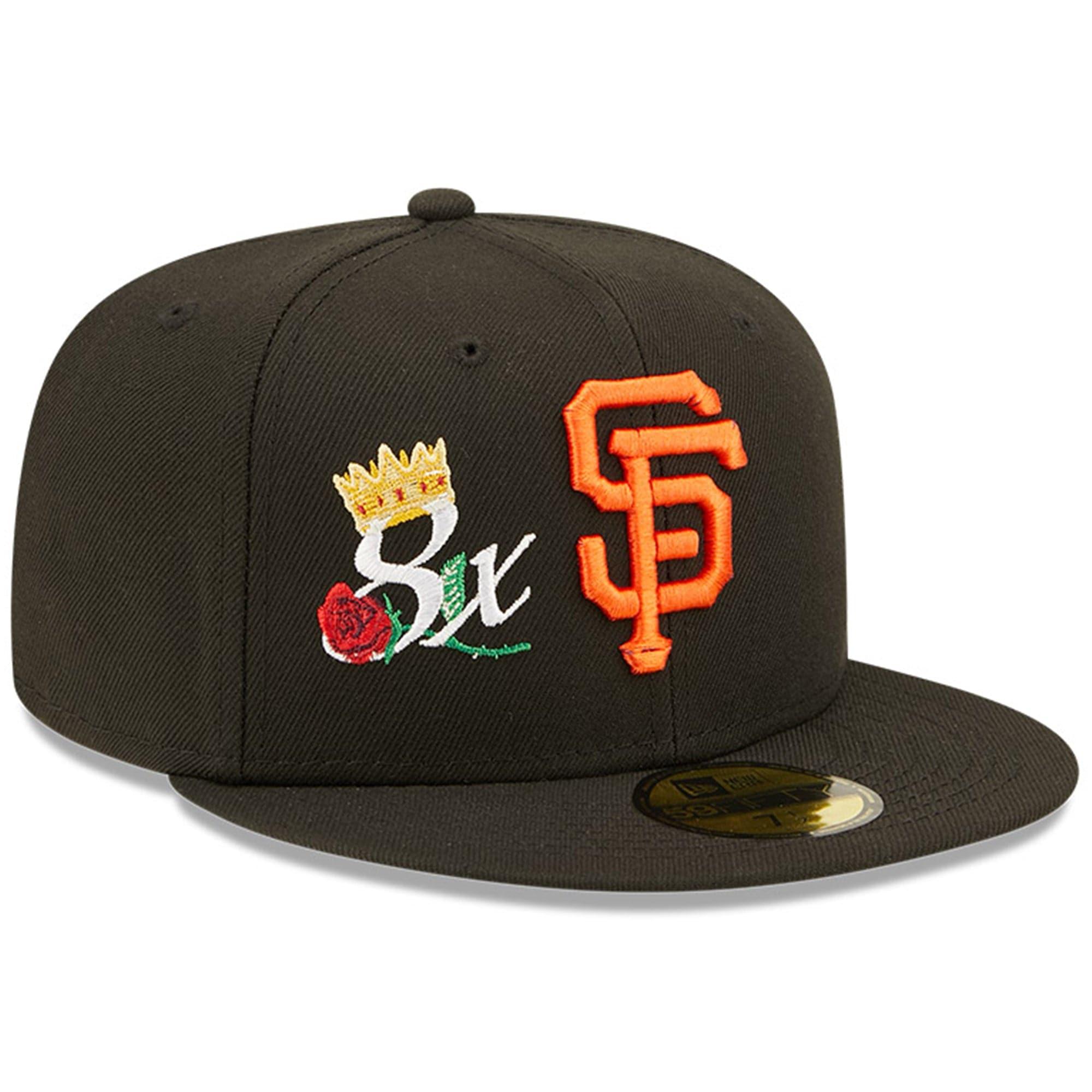 New Era Caps San Francisco Giants New Era MLB Crown Champs 59FIFTY Fitted Hat - Black