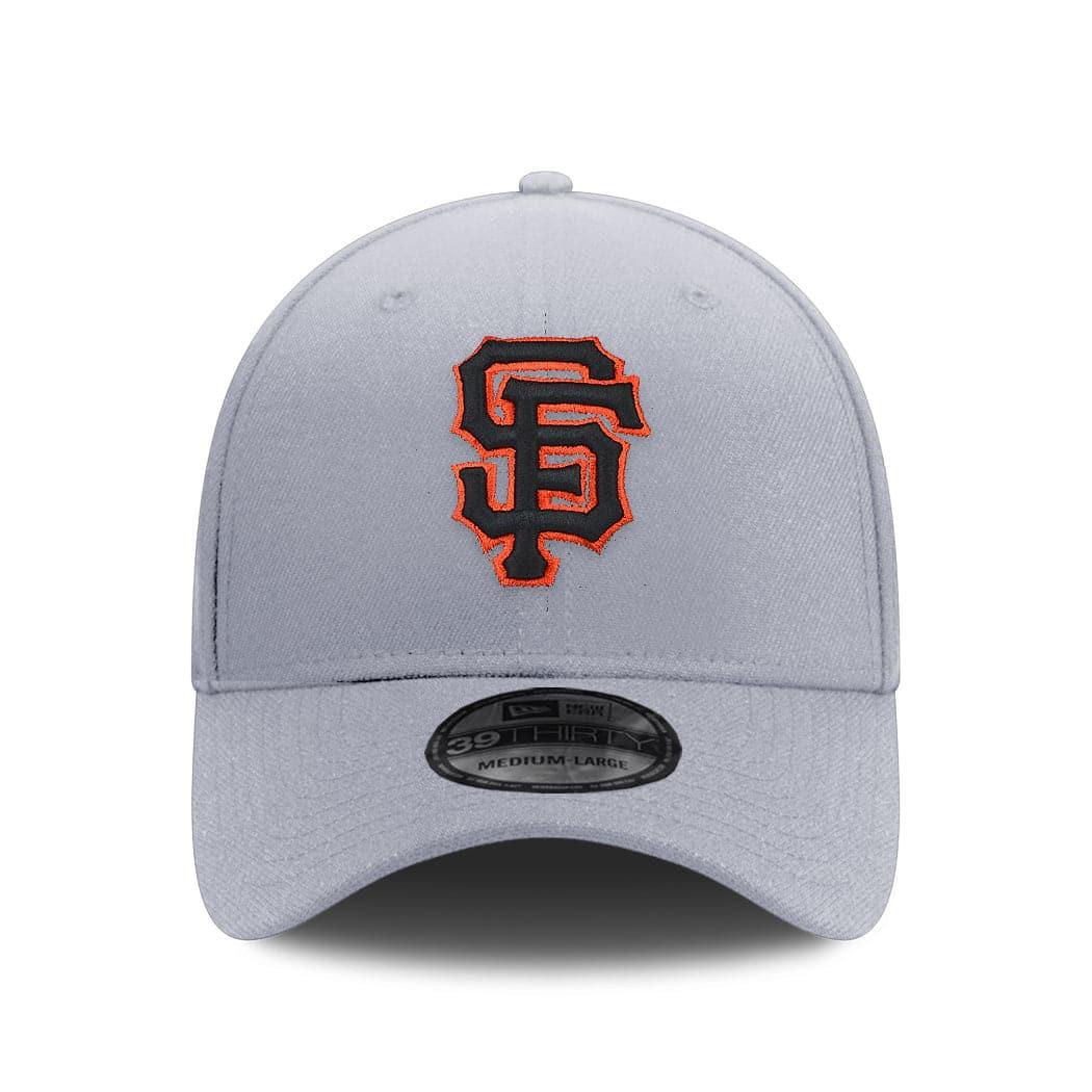 New Era Caps San Francisco Giants New Era MLB Team 39THIRTY Flex Fit Curve Hat - Grey