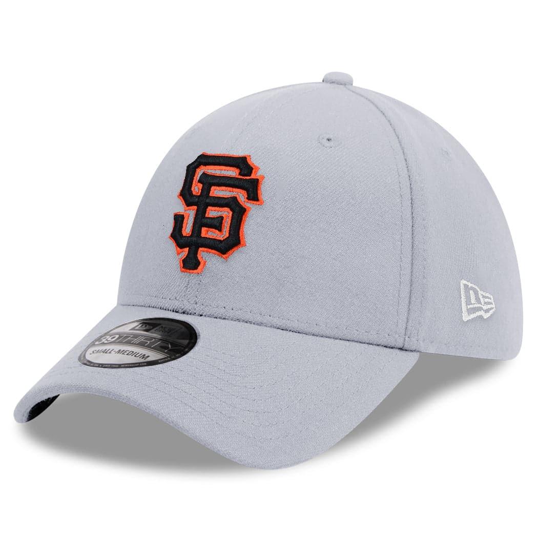 New Era Caps San Francisco Giants New Era MLB Team 39THIRTY Flex Fit Curve Hat - Grey