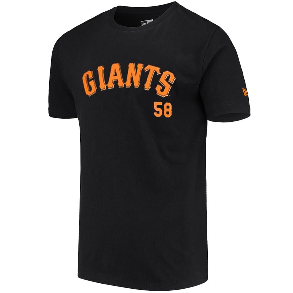 New Era T-Shirts San Francisco Giants New Era MLB Team Lockup T-Shirt - Black