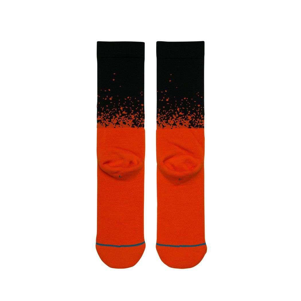 Stance Socks Orange San Francisco Giants Stance MLB Stadium Fade Crew Socks - Black