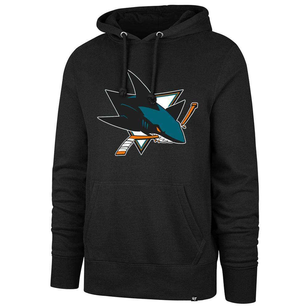 47 Brand Jumpers San Jose Sharks '47 NHL Team Headline Hoodie Jumper - Black