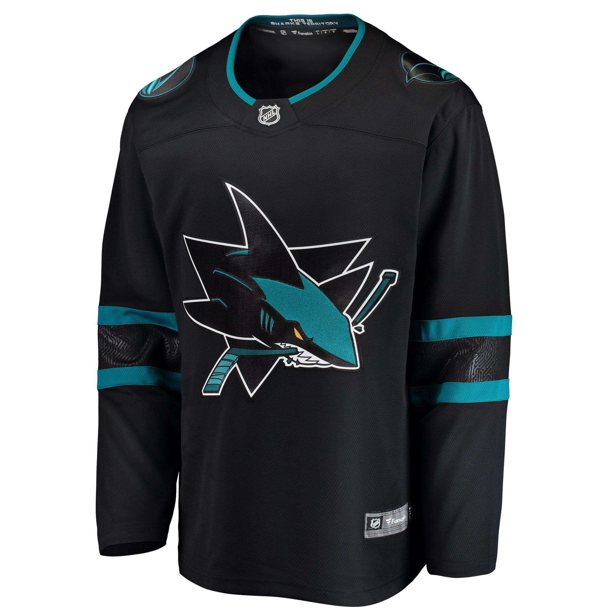 NHL Branded Jerseys San Jose Sharks NHL Breakaway Replica Jersey - Black