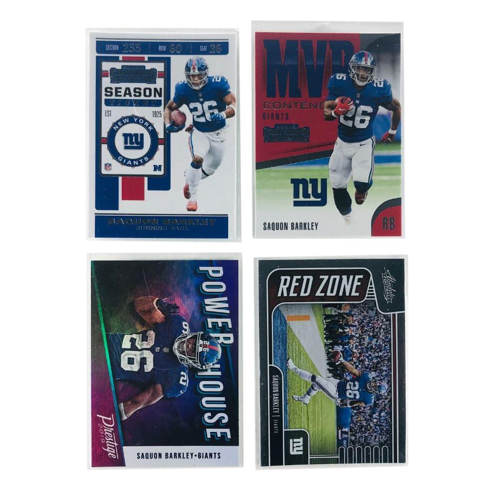 Panini Cards Saquon Barkley New York Giants Panini NFL 4 Insert Card Set