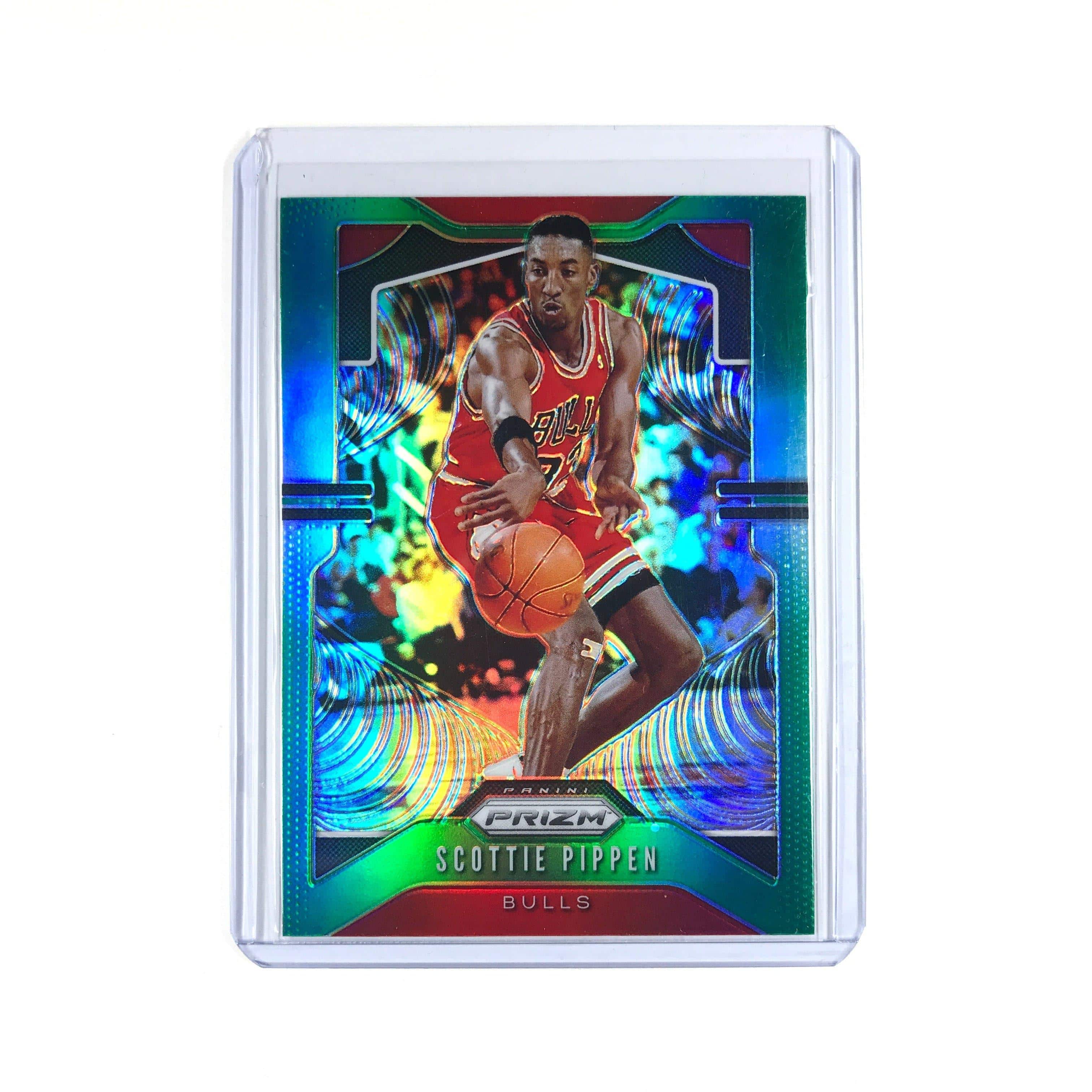 Panini Cards Scottie Pippen Chicago Bulls 2019-20 Panini Prizm NBA Green Card