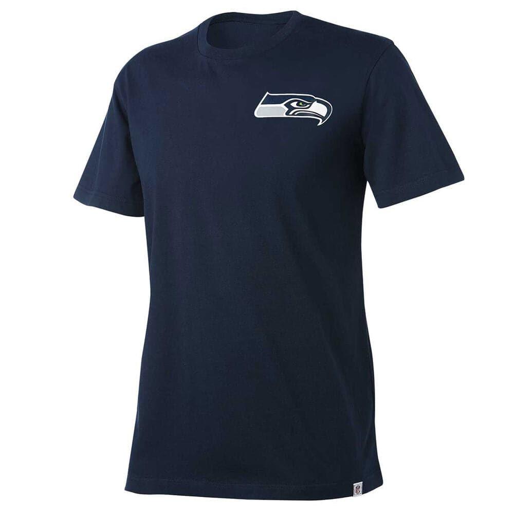 Majestic Athletic T-Shirts Seattle Seahawks Majestic NFL Drimer T-Shirt - Navy