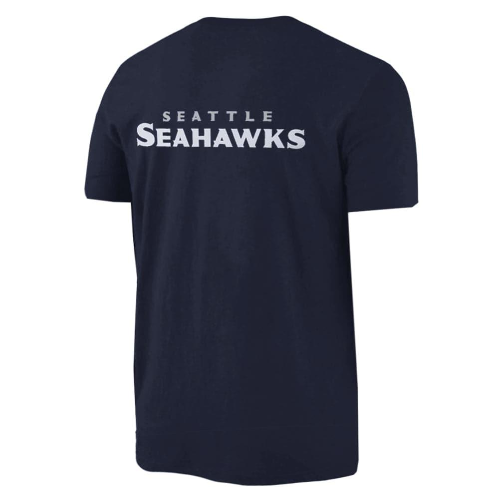 Majestic Athletic T-Shirts Seattle Seahawks Majestic NFL Gamily T-Shirt - Navy