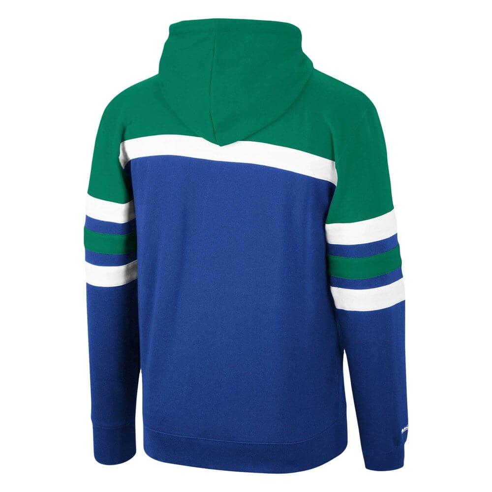 Mitchell And Ness Jumpers Seattle Seahawks Mitchell & Ness NFL Head Coach Premium Hoodie Jumper - Blue