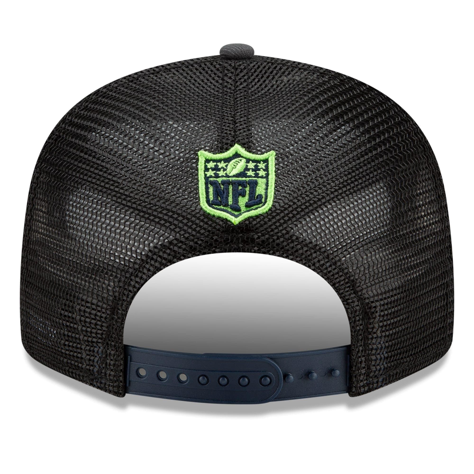 New Era Caps Seattle Seahawks New Era 2021 NFL Draft 9FIFTY Snapback Hat - Graphite