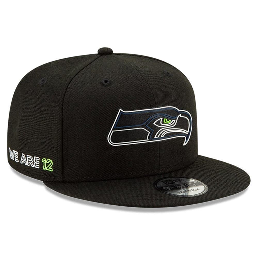 New Era Caps Seattle Seahawks New Era NFL 2020 Draft 9FIFTY Snapback Hat - Black