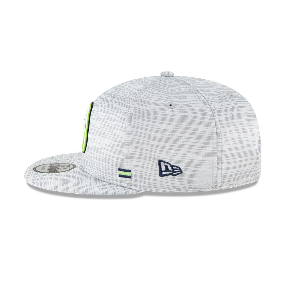 New Era Caps Seattle Seahawks New Era NFL 2020 Sideline 9FIFTY Snapback Hat - Grey
