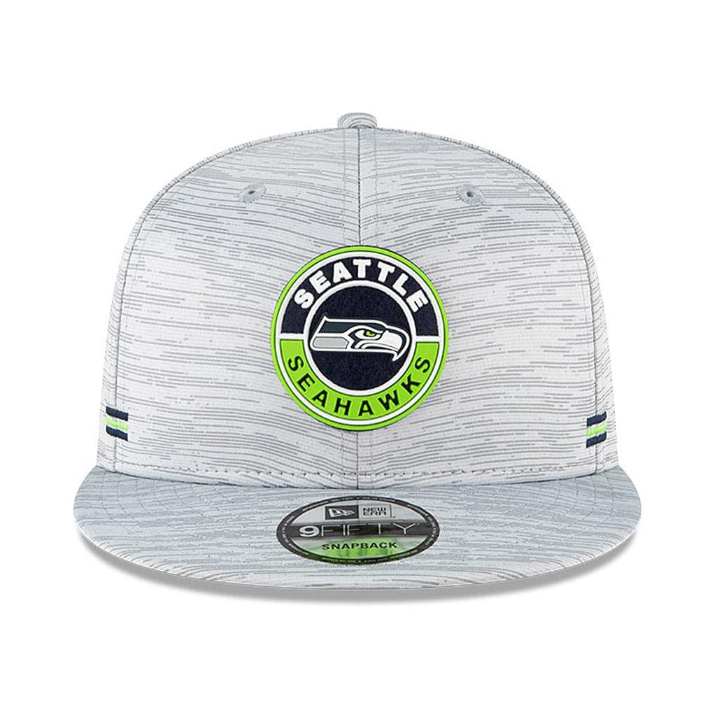 New Era Caps Seattle Seahawks New Era NFL 2020 Sideline 9FIFTY Snapback Hat - Grey