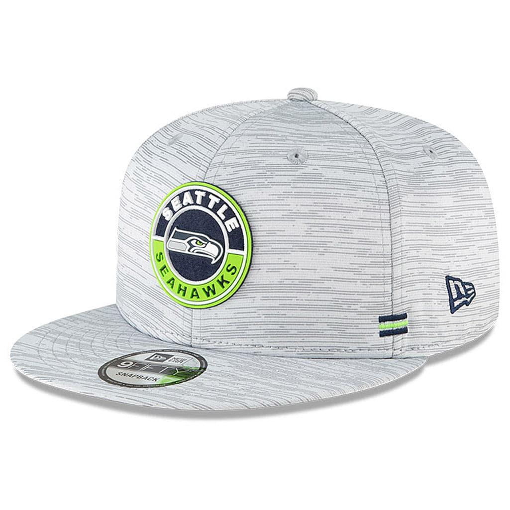 New Era Caps Seattle Seahawks New Era NFL 2020 Sideline 9FIFTY Snapback Hat - Grey