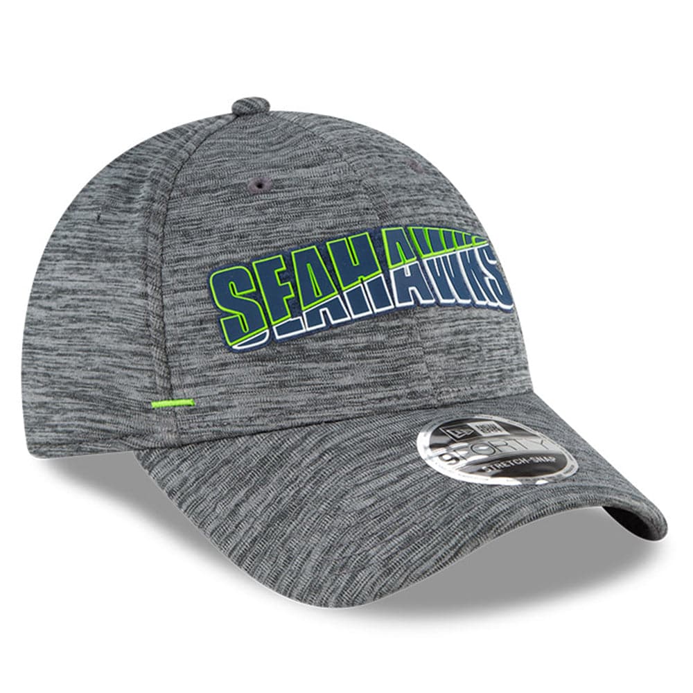 New Era Caps Seattle Seahawks New Era NFL 2020 Summer Sideline 9FORTY Snapback Curve Hat - Heather
