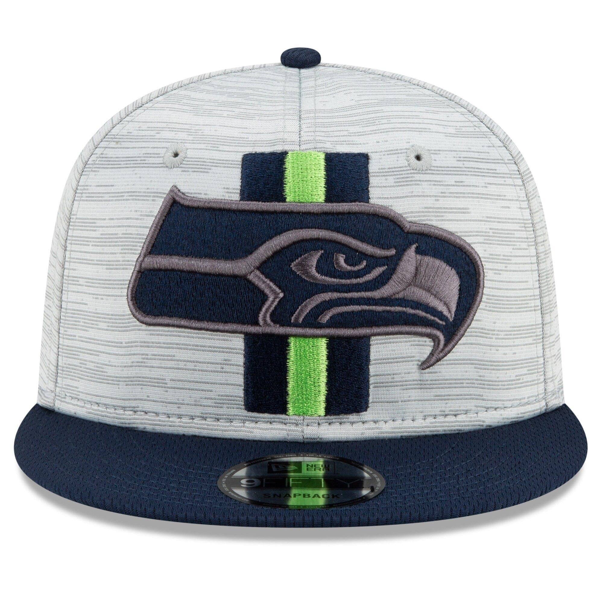 New Era Caps Seattle Seahawks New Era NFL 2021 Training Camp 9FIFTY Snapback Hat - Grey