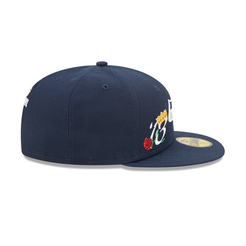 New Era Caps Seattle Seahawks New Era NFL Crown Champs 59FIFTY Fitted Hat - Navy