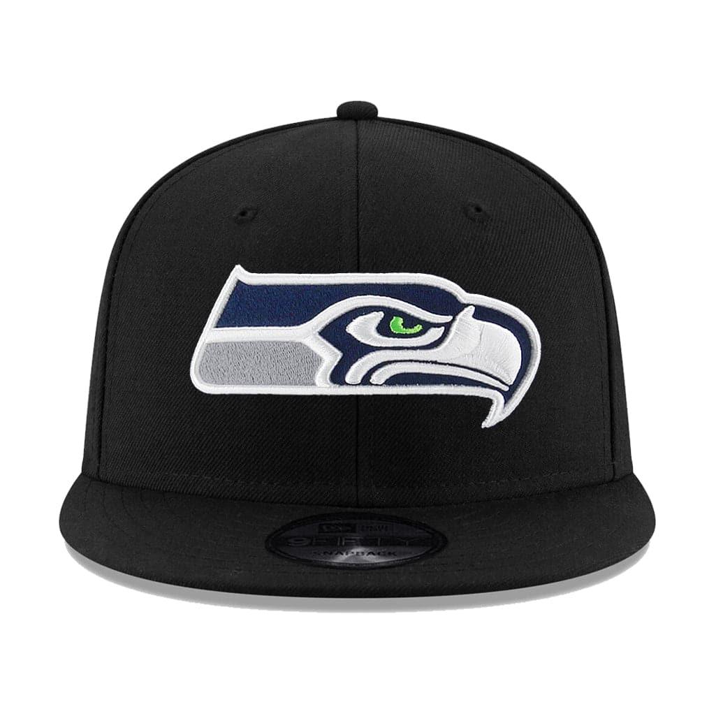 New Era Caps Seattle Seahawks New Era NFL Team 9FIFTY Snapback Hat - Black