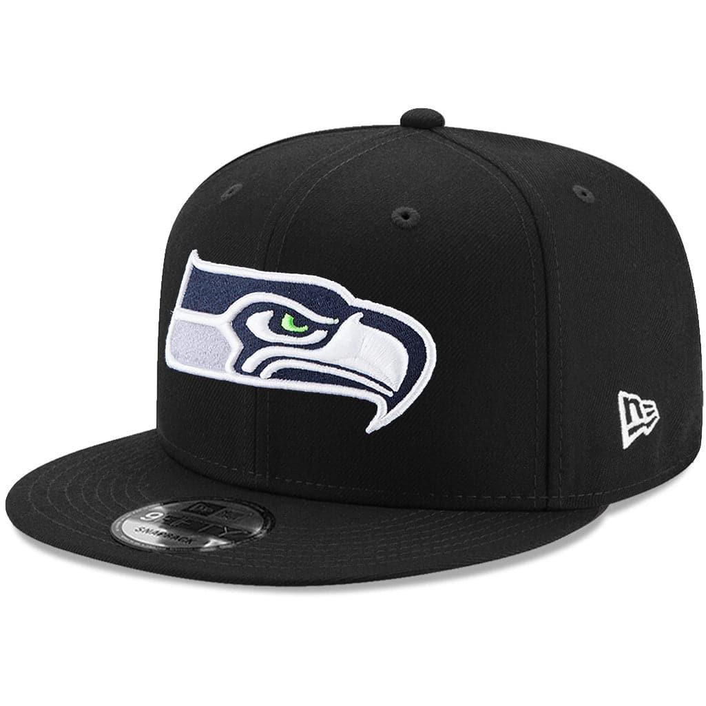 New Era Caps Seattle Seahawks New Era NFL Team 9FIFTY Snapback Hat - Black