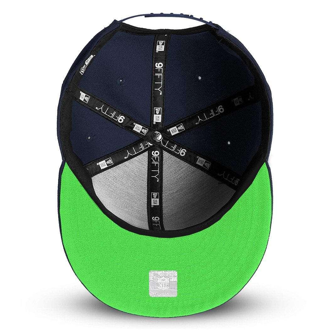 New Era Caps Seattle Seahawks New Era NFL Team 9FIFTY Snapback Hat - Navy