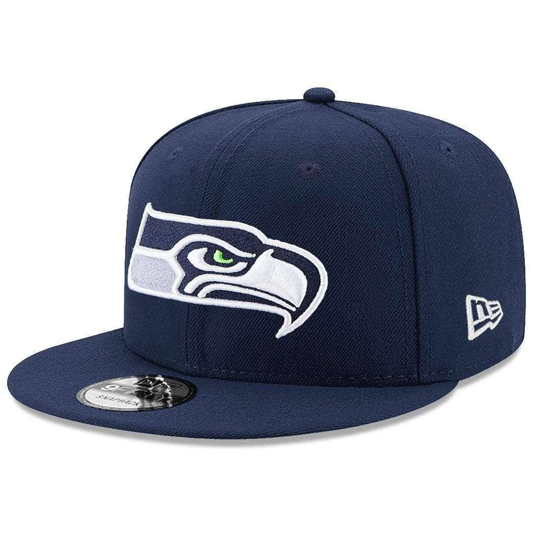 New Era Caps Seattle Seahawks New Era NFL Team 9FIFTY Snapback Hat - Navy