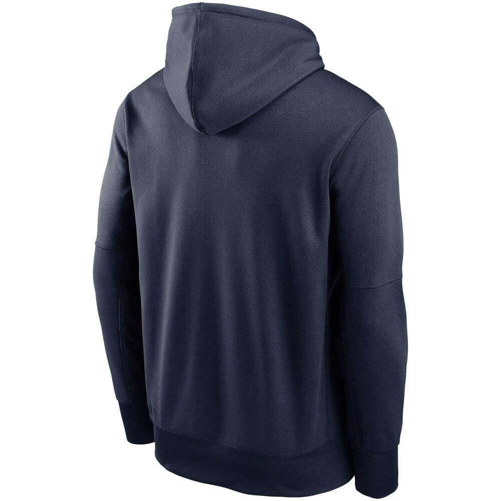 Nike Jumpers Seattle Seahawks Nike NFL Prime Logo Therma Hoodie Jumper - College Navy