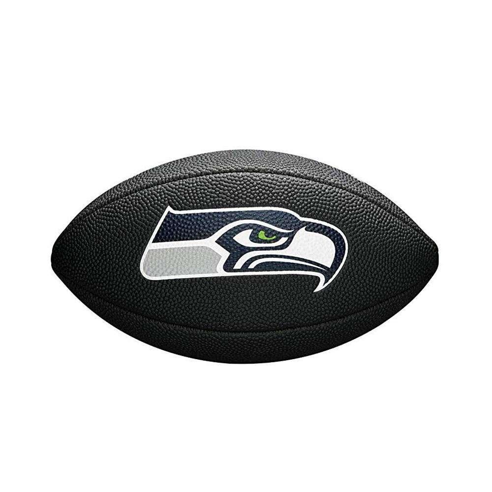 Wilson Sporting Goods Balls Seattle Seahawks Wilson NFL Mini Size Team Football - Black
