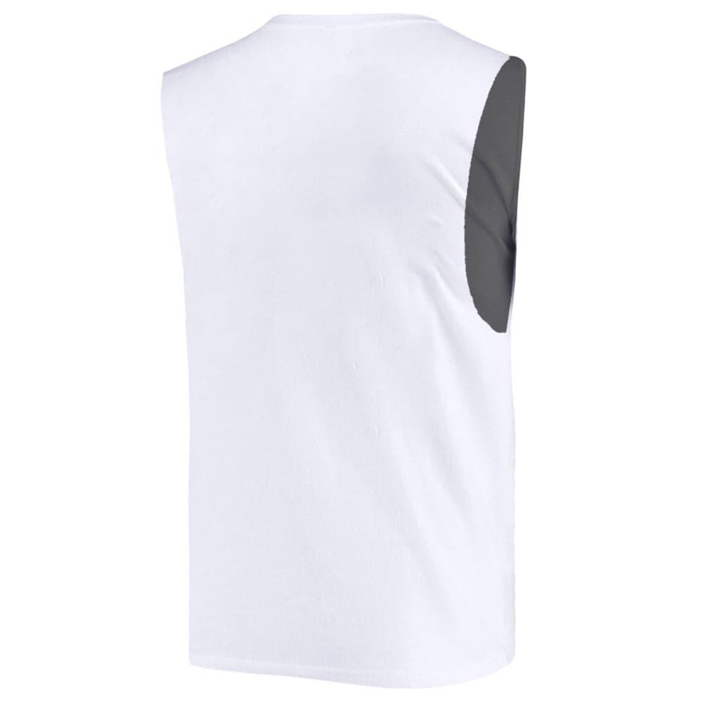 Mitchell And Ness T-Shirts Seattle Supersonics Mitchell & Ness NBA HWC Retro Logo Sleeveless Muscle T-Shirt - White