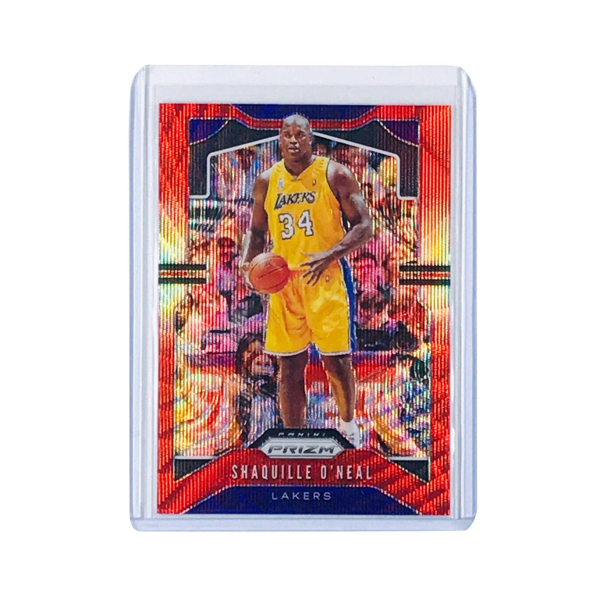 Panini Cards Shaquille O'Neal Los Angeles Lakers 2019-20 Panini Prizm NBA Red Wave Card