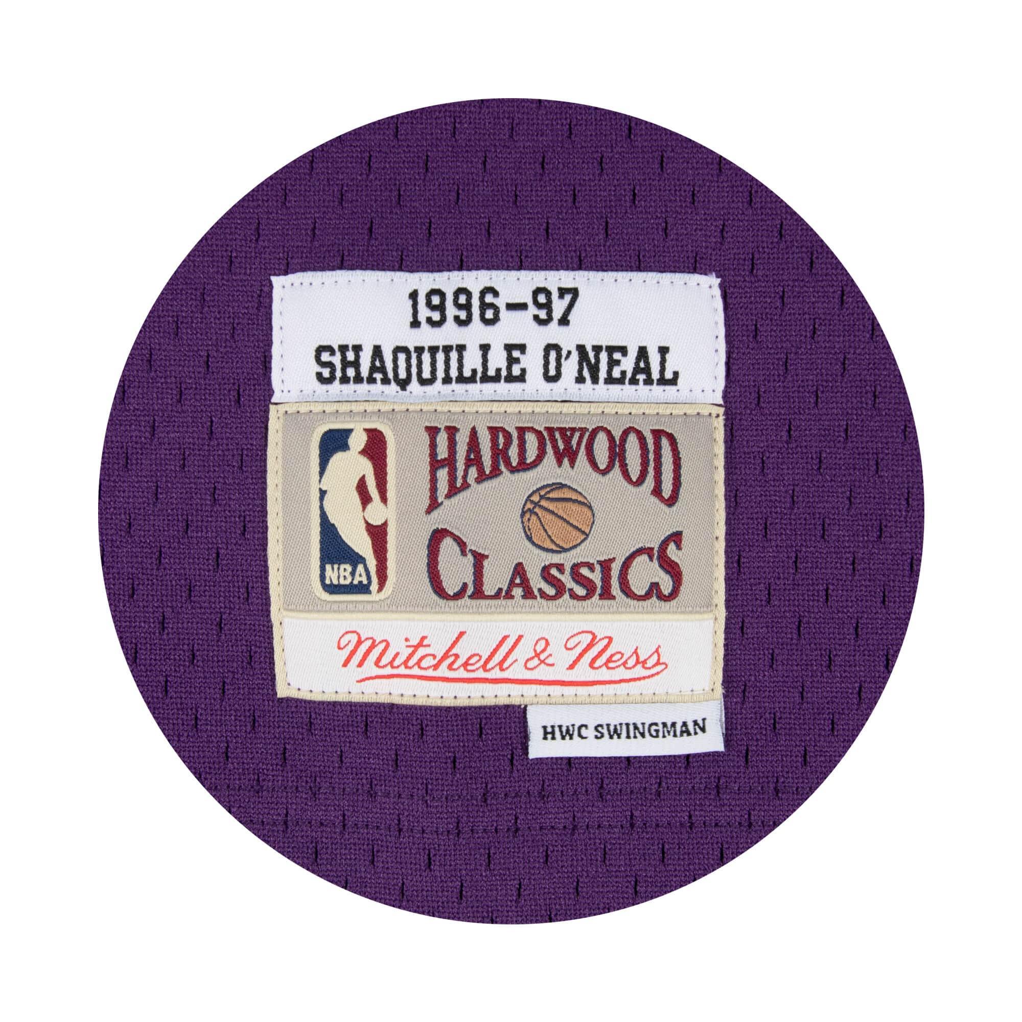 Mitchell And Ness Jerseys Shaquille O'Neal Los Angeles Lakers Mitchell & Ness NBA 96-97 Swingman Jersey - Purple