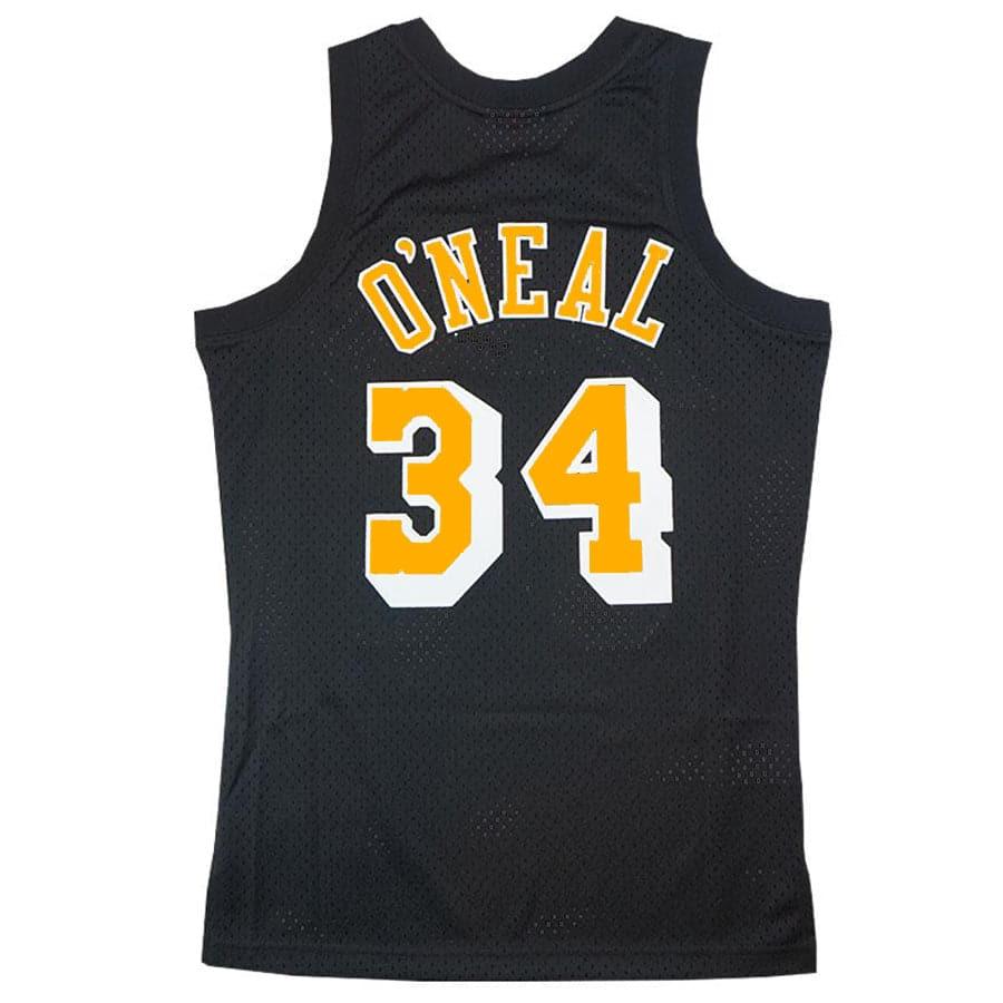 Mitchell And Ness Jerseys Shaquille O'Neal Los Angeles Lakers Mitchell & Ness NBA Fashion Swingman Jersey - Black