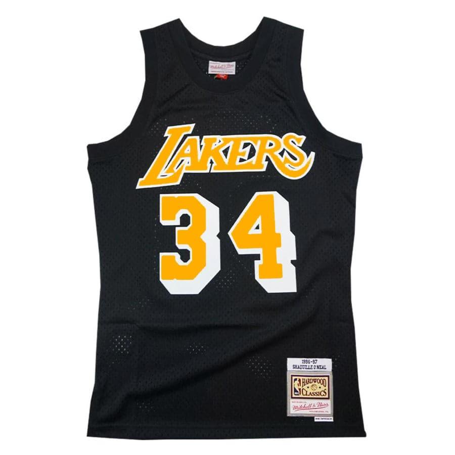 Mitchell And Ness Jerseys Shaquille O'Neal Los Angeles Lakers Mitchell & Ness NBA Fashion Swingman Jersey - Black