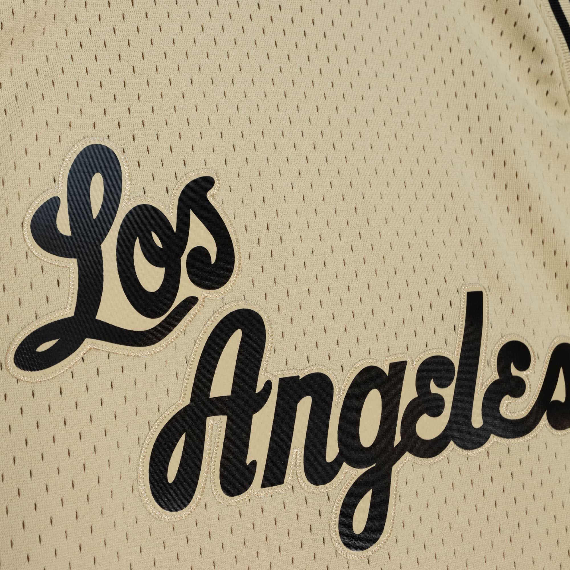 Mitchell And Ness Jerseys Shaquille O'Neal Los Angeles Lakers Mitchell & Ness NBA Fashion Swingman Jersey - Khaki