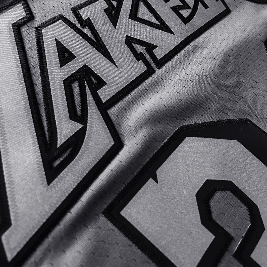 Mitchell And Ness Jerseys Shaquille O'Neal Los Angeles Lakers Mitchell & Ness NBA Metal Works Swingman Jersey - Grey