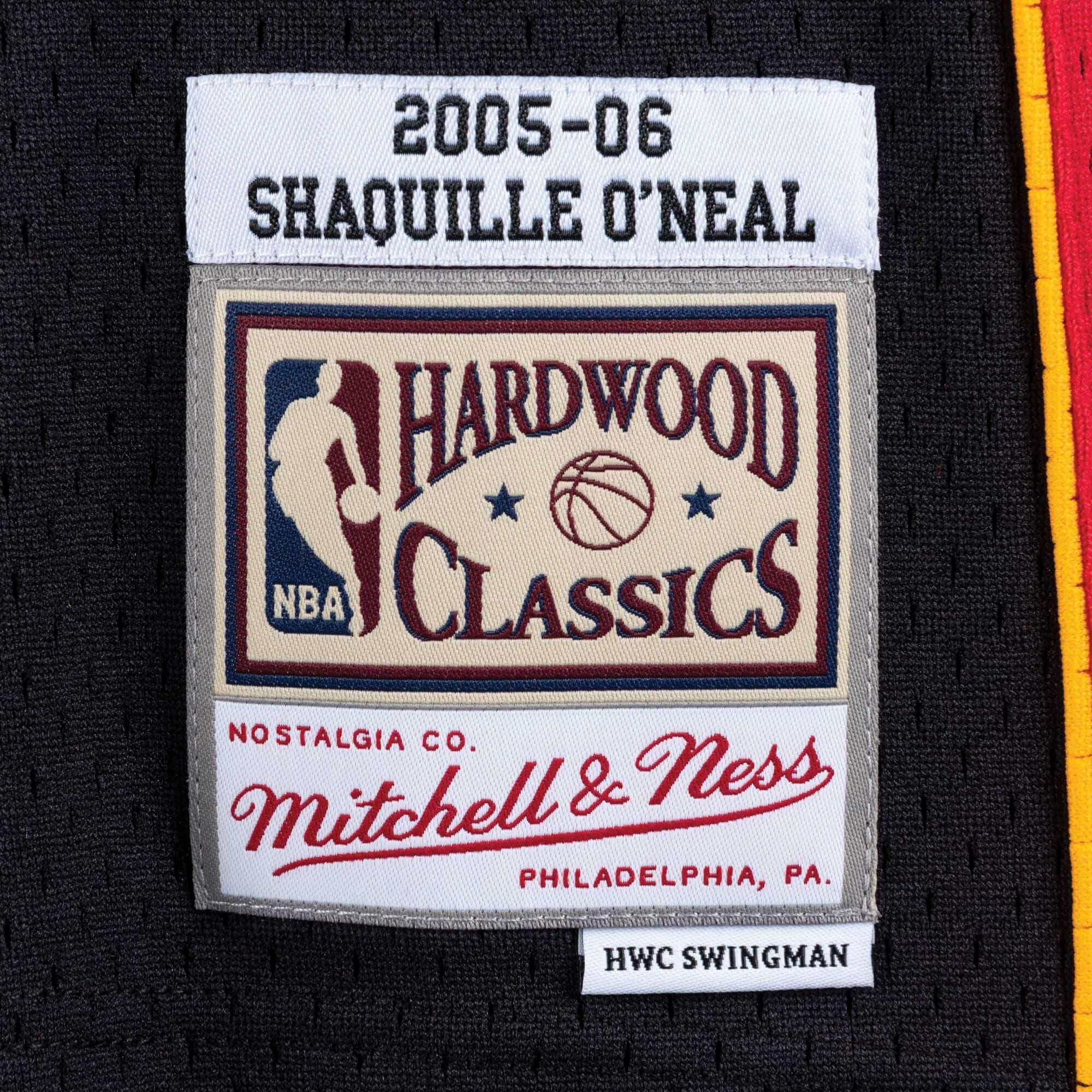 Mitchell And Ness Jerseys Shaquille O'Neal Miami Heat Mitchell & Ness NBA 05-06 Swingman Jersey - Black