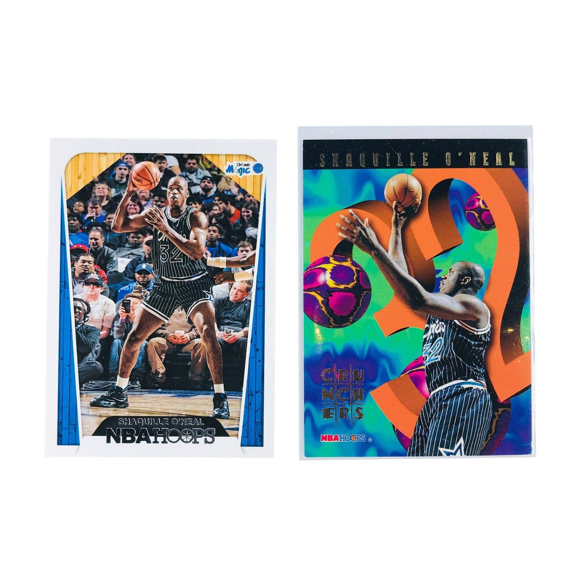 Panini Cards Shaquille O'Neal Orlando Magic NBA Hoops 2 Card Set