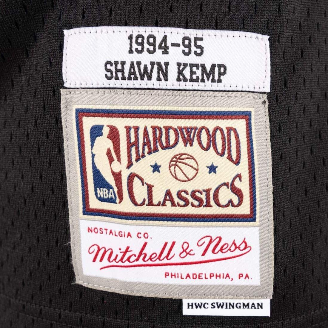 Mitchell And Ness Jerseys Shawn Kemp Seattle Supersonics Mitchell & Ness NBA Reload 2.0 94-95 Swingman Jersey - Black